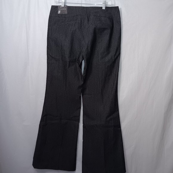 SANDRO STUDIO MODERN FIT COTTON BLEND WIDE LEG DRESS PANTS - Picture 8 of 10